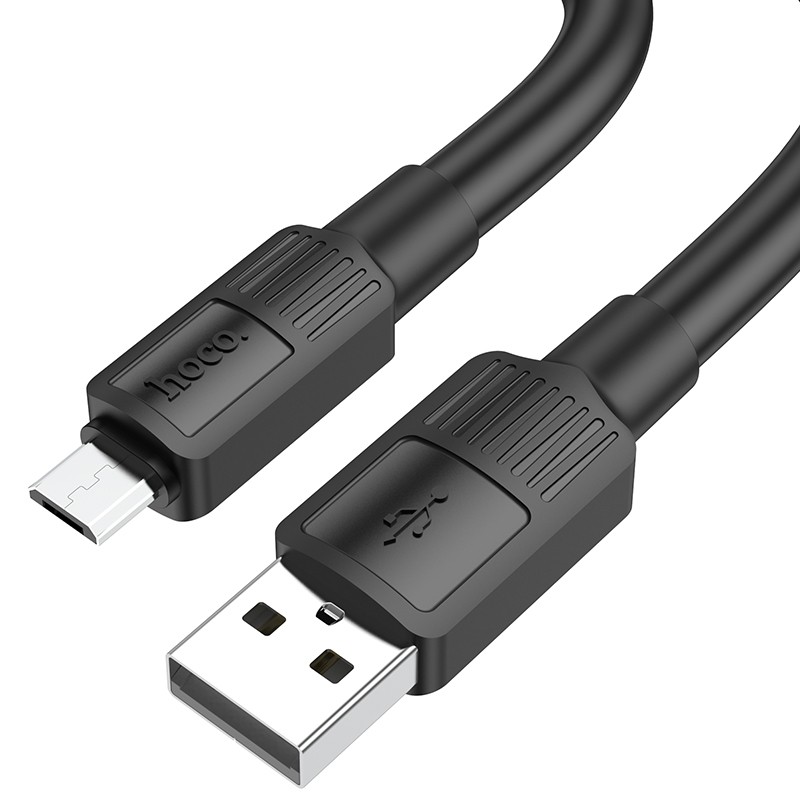Καλώδιο σύνδεσης Hoco X84 Solid USB σε Micro USB 2.4A Μαύρο 1m Υψηλής Αντοχής