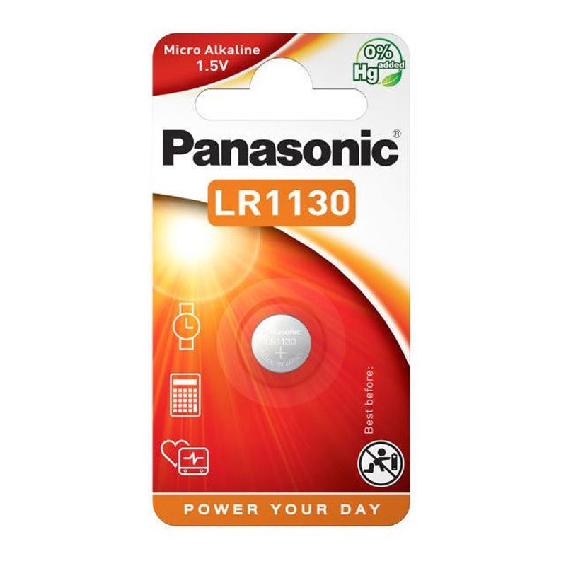Buttoncell Panasonic Micro Alkaline LR1130 1.5V Τεμ. 1