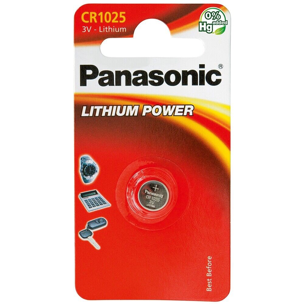 Buttoncell Lithium Power Panasonic CR1025 Τεμ. 1
