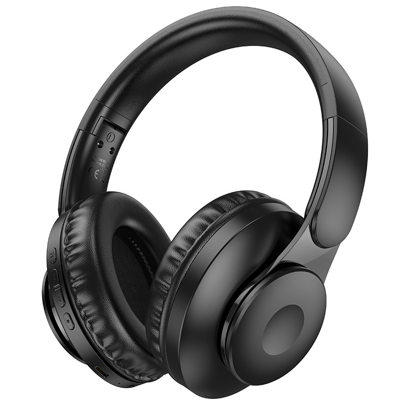 Wireless Ακουστικά Stereo Hoco W45 Enjoy V5.3 4 00mAh AUX Μαύρα