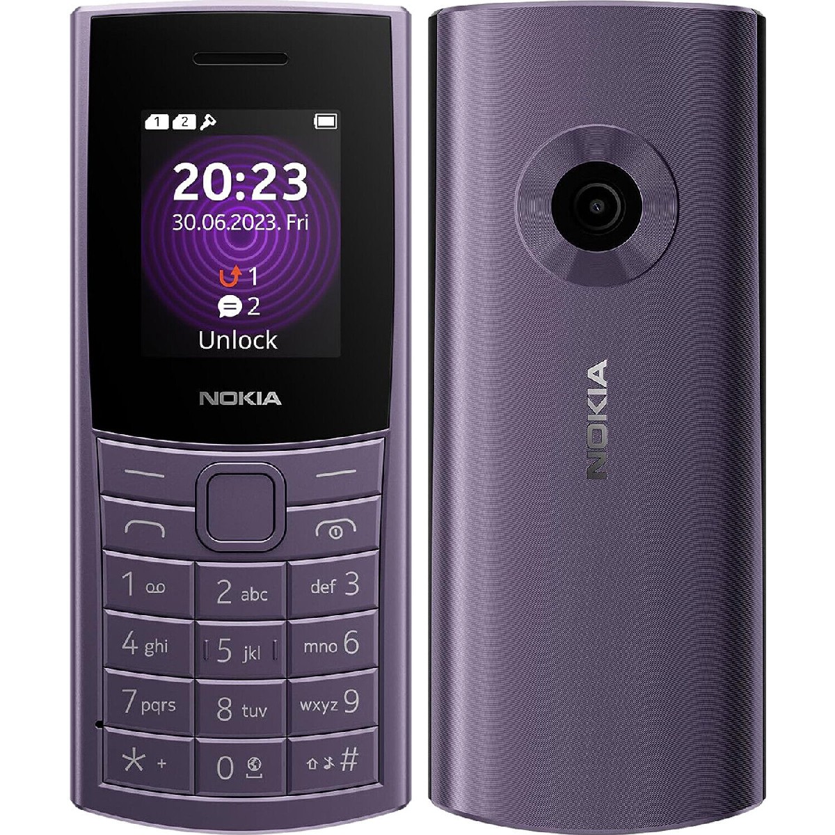 Nokia 110 4G (2023) Dual Sim 1.8" Arctic Purple GR