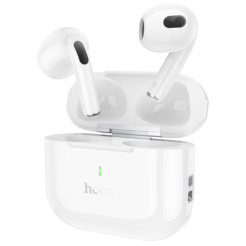 Wireless Hands Free Hoco EW58 TWS V5.3 300mAh Συμβατό με Siri και 4 Ώρες Ομιλίας Λευκά