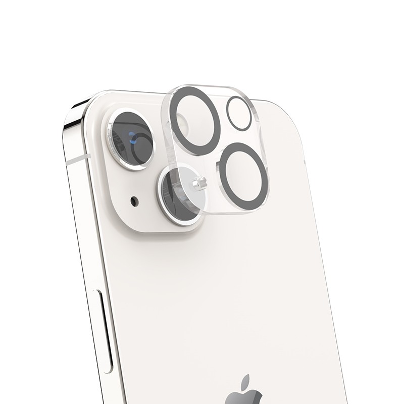 Προστασία Κάμερας Hoco 3D All-Inclusive Night Shooting G13 για Apple iPhone 15 / iPhone 15 Plus Μαύρο Σετ 25τμχ