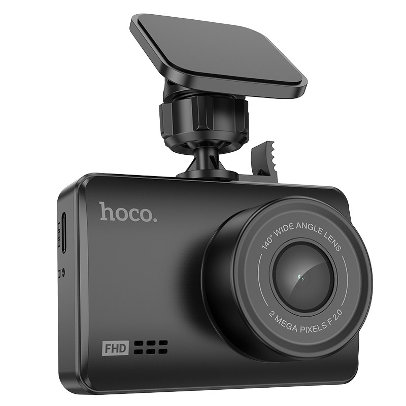 Καταγραφική Κάμερα Αυτοκινήτου Hoco DV2 1080p/30fps 200mAh WiFi FullHD Γωνία Λήψης 140° 2.45" Οθόνη Park και Night Mode