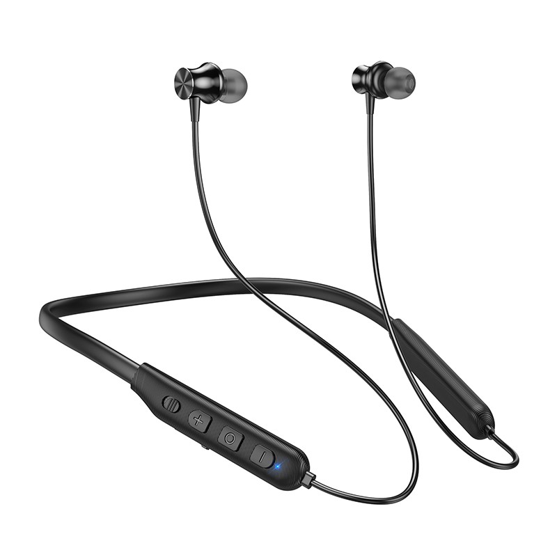 Bluetooth Hands Free Hoco ES64 Easy Sound Magnetic Necklace Hi-Fi 5.3 200mAh Μαύρο