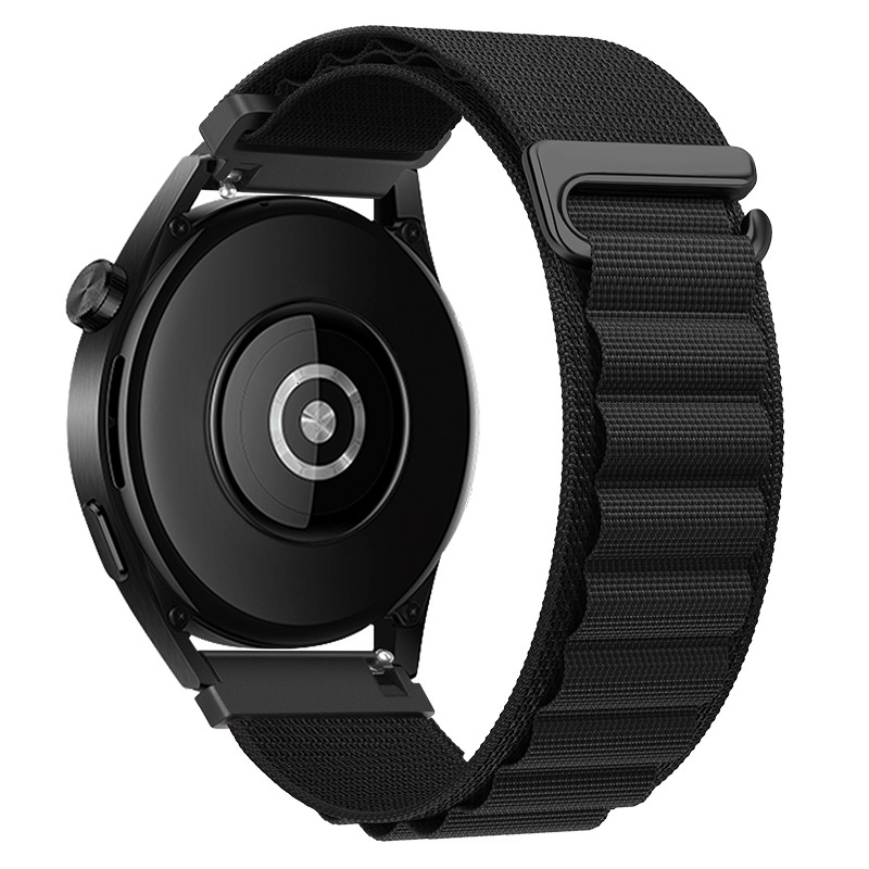Watchband Hoco WH05 Climbing Series από Nylon για Samsung Huawei Xiaomi Vivo OPPO κα 20mm Universal Μαύρο
