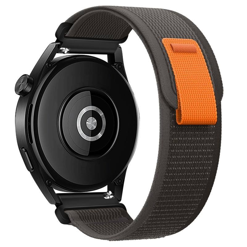 Watchband Hoco WH04 Belle Series από Nylon για Samsung Huawei Xiaomi Vivo OPPO κα 20mm Universal Μαύρο-Γκρι