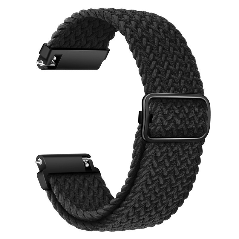 Watchband Hoco WH03 Jane Eyre Series από Ultra-Thin Nylon για Samsung Huawei Xiaomi Vivo κα 20mm Universal Μαύρο