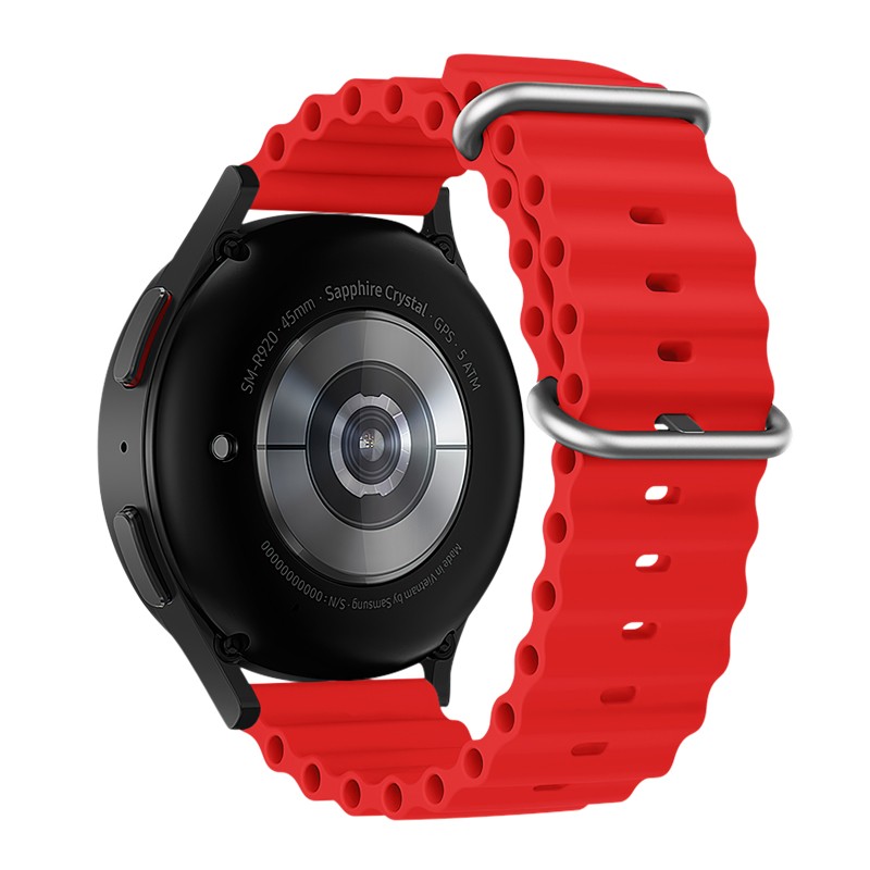Watchband Hoco WH01 Flexible Series για Samsung Huawei Xiaomi Vivo OPPO κα 20mm Universal Κόκκινο Silicon Band