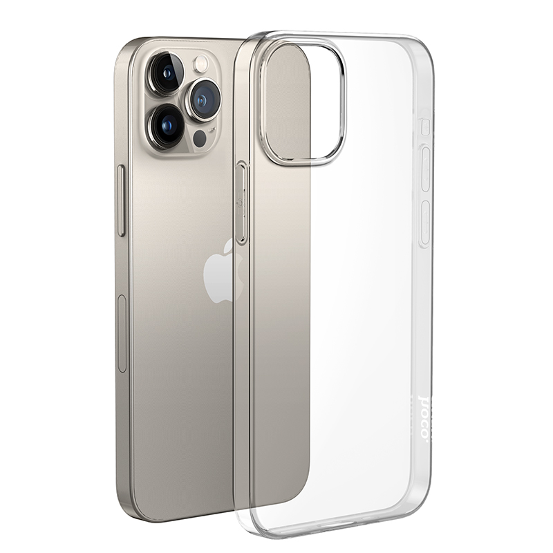 Θήκη Hoco Magnetic Premium Series Anti-Drop Magnetic Mag-charge για Apple iPhone 15 Pro Διάφανη Μωβ