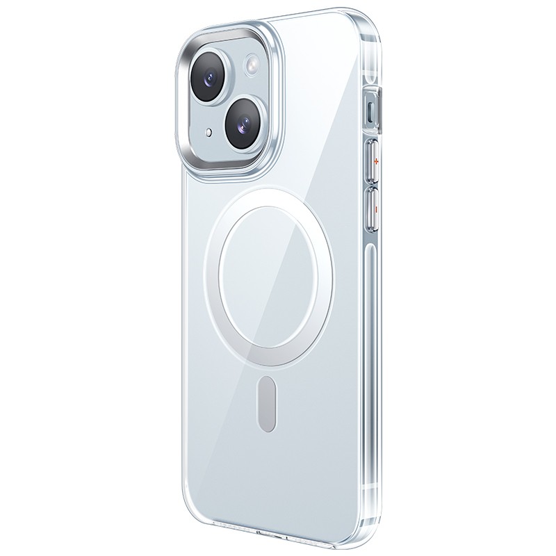 Θήκη Hoco Premium Series Transparent Magnetic Mag-charge για Apple iPhone 15 Plus Διάφανη