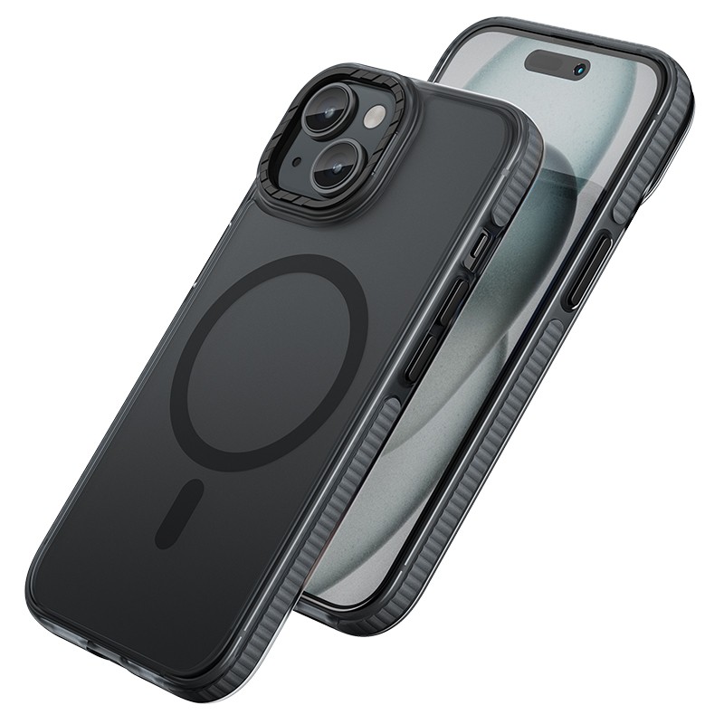Θήκη Hoco Premium Series Drop Proof Magnetic Mag-charge για Apple iPhone 15 Μαύρη