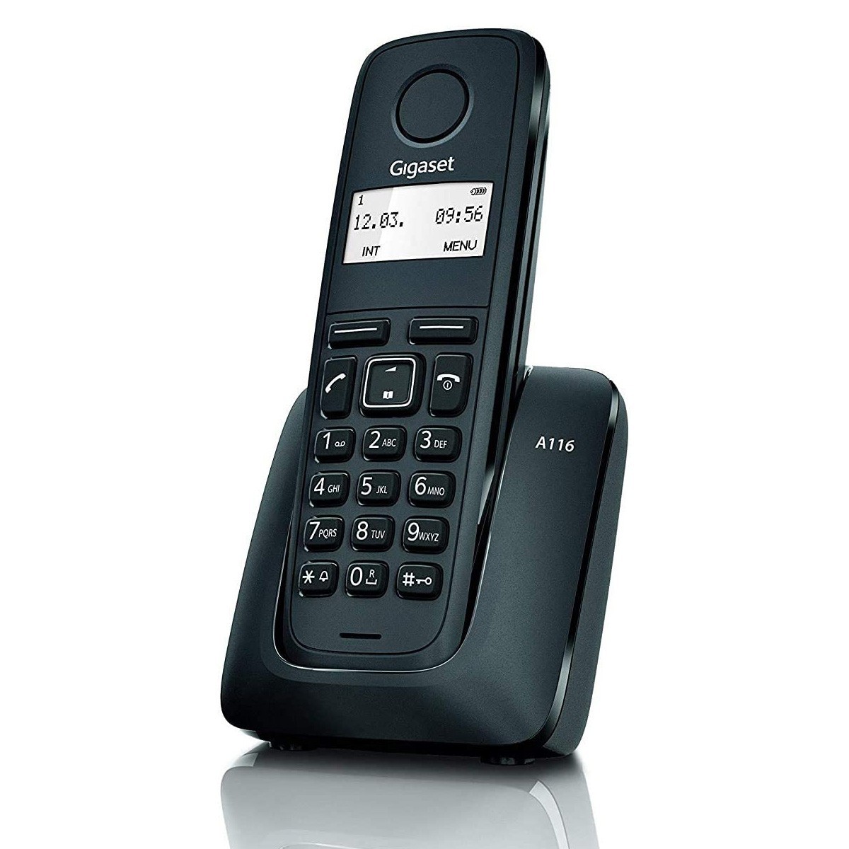 Ασύρματο Ψηφιακό Τηλέφωνο Gigaset A116  Μαύρο S30852-H2801-R101