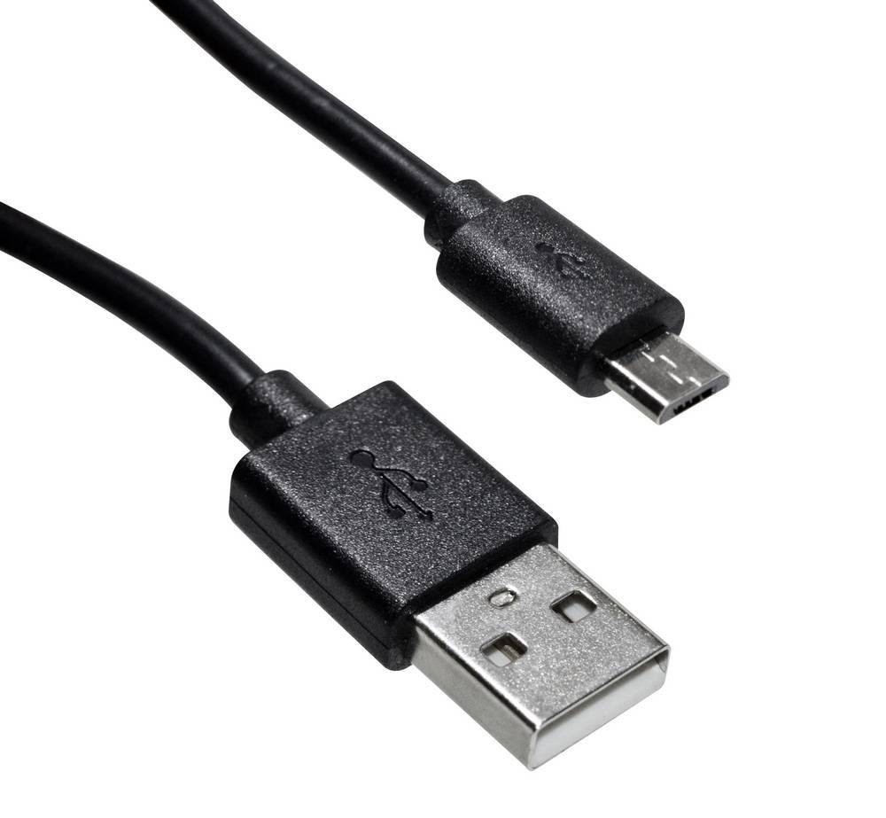 Καλώδιο σύνδεσης Ancus USB AM σε Micro USB B Μαύρο 1m