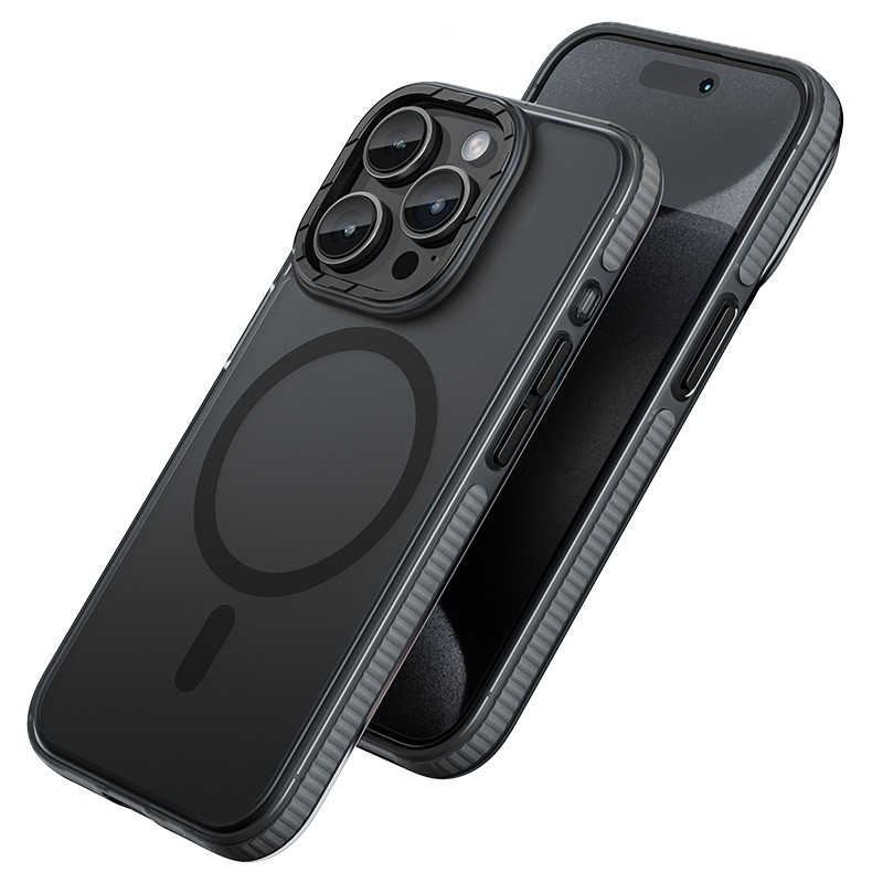 Θήκη Hoco Premium Series Drop Proof Magnetic Mag-charge για Apple iPhone 15 Pro Max Μαύρη