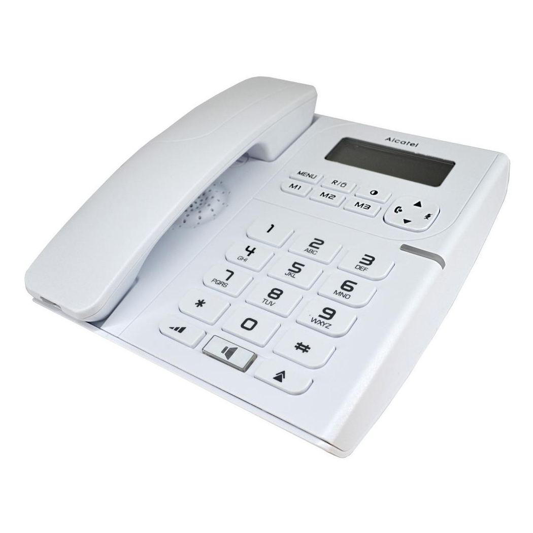 Σταθερό Ψηφιακό Τηλέφωνο Alcatel T58 Λευκό με Χτυπημένη Συσκευασία