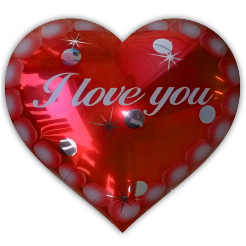 Μπαλόνια καρδιά 18 ιντσών I Love you BF7 ND
