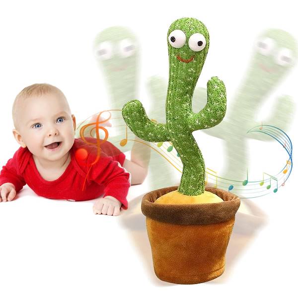 Παιδικό παιχνίδι κάκτος που χορεύει, τραγουδάει & επαναλαμβάνει - Dancing & Singing Cactus