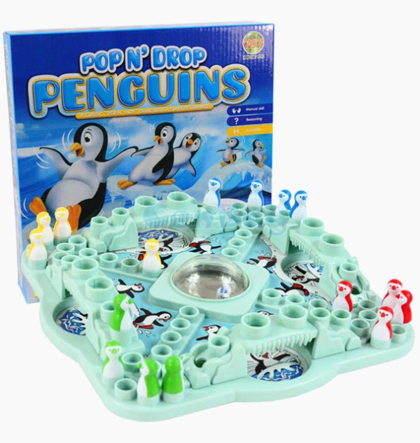 Επιτραπέζιο παιχνίδι με χαρούμενους πιγκουίνους