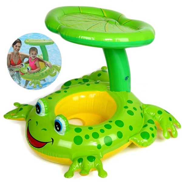 Σωσίβιο βάτραχος με σκίαστρο και κάθισμα 8251 0505, Πράσινο