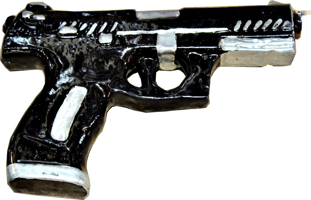 Πασχαλινή λαμπάδα Πιστόλι Big 20x13.5X2.5cm 002794