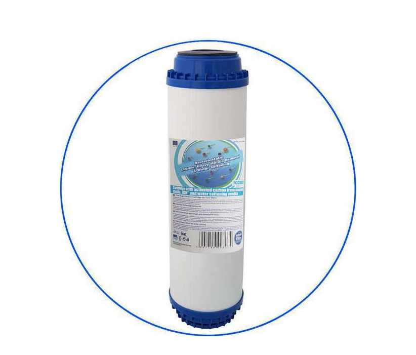 Aqua Filter 10" Activated Carbon Countertop and Undercounter Replacement Water Filter FCCBKDF2