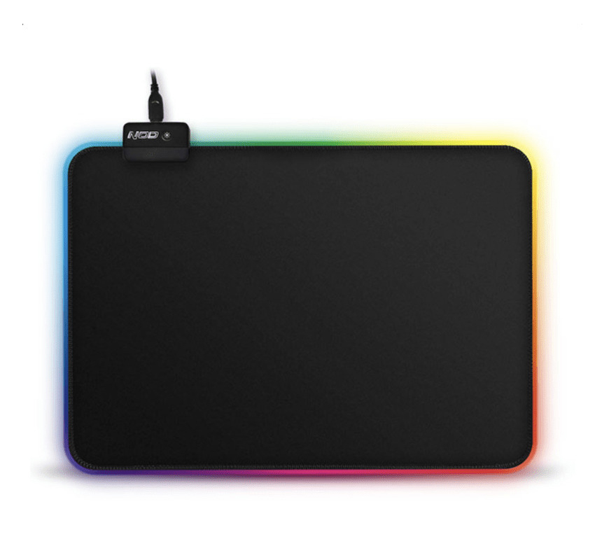 NOD R1 RGB Gaming Mouse Pad Medium 350mm με RGB Φωτισμό Μαύρο