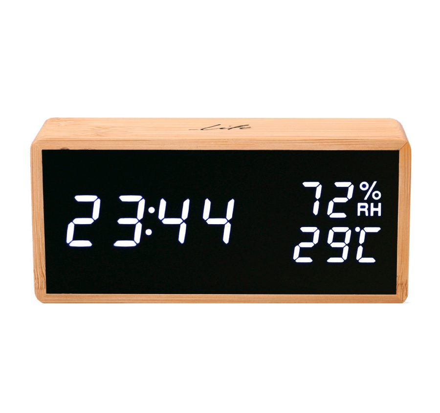 Life Ψηφιακό Ρολόι Επιτραπέζιο με Ξυπνητήρι WES-108 221-0109