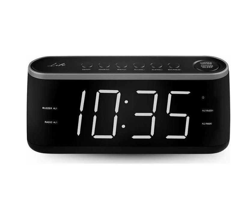 Life RAC-003 Ψηφιακό Ρολόι Επιτραπέζιο με Ξυπνητήρι 221-0082
