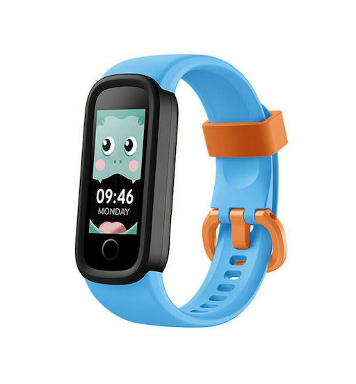 KiddoBoo Smart Band Παιδικό Smartwatch με Καουτσούκ/Πλαστικό Λουράκι Γαλάζιο KR01LBLU