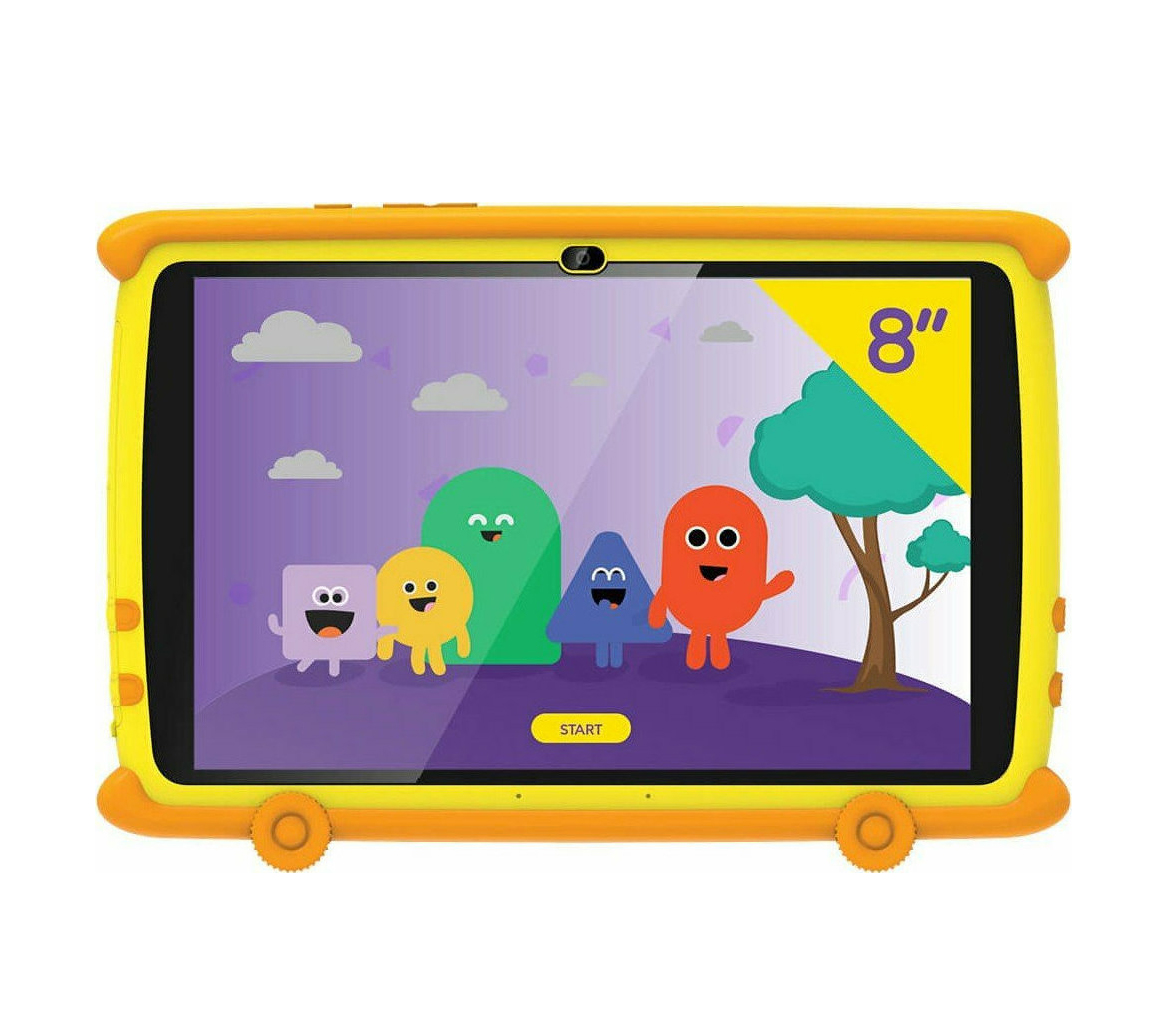 Egoboo Kiddoboo 8" Tablet με WiFi και Μνήμη 32GB Yellow KBJR-J8