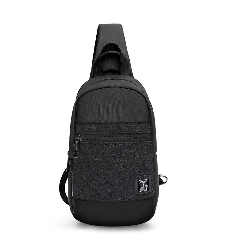 ARCTIC HUNTER τσάντα Crossbody XB0060 με θήκη tablet, αδιάβροχη, μαύρη - ARCTIC HUNTER 25942