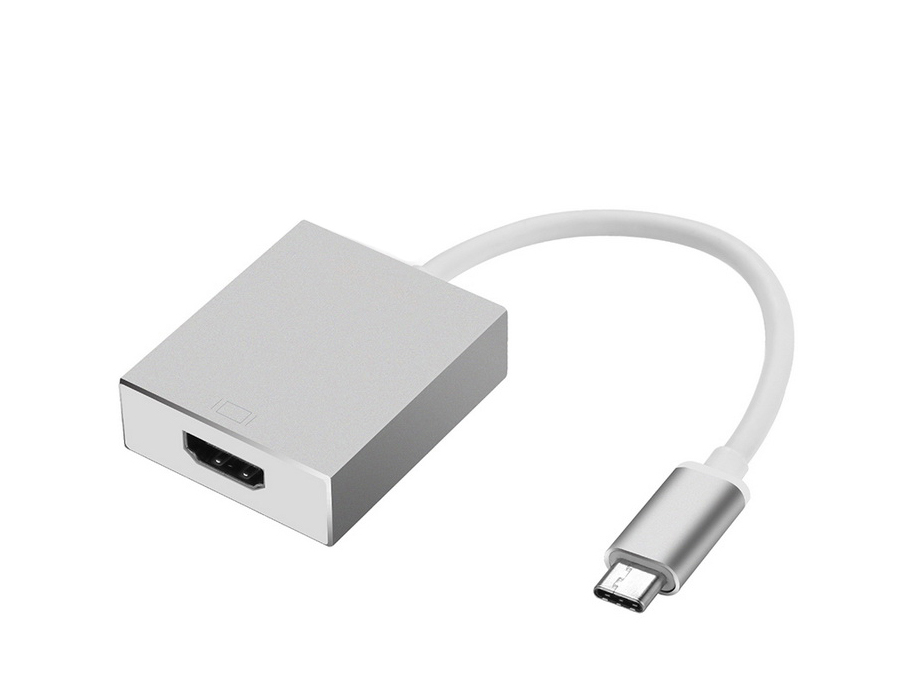 POWERTECH αντάπτορας CAB-UC006 USB 3.1 Type-C σε HDMI, λευκό - POWERTECH 15155