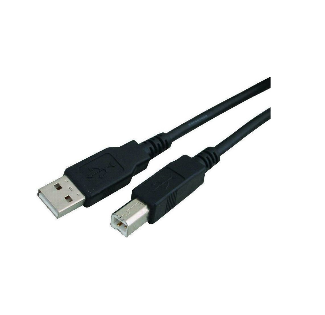 POWERTECH Καλώδιο USB 2.0 σε USB Type B CAB-U016, 1.5m, μαύρο - POWERTECH 5810