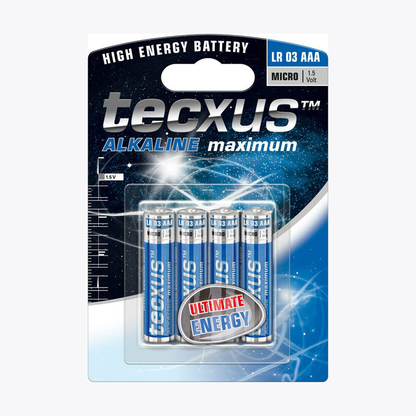 Tecxus Maximum Αλκαλικές Μπαταρίες AAA 1.5V 4τμχ 046-0020