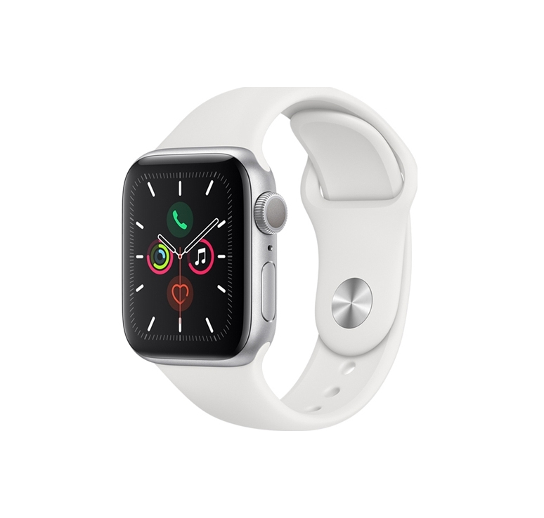 silver white sport band