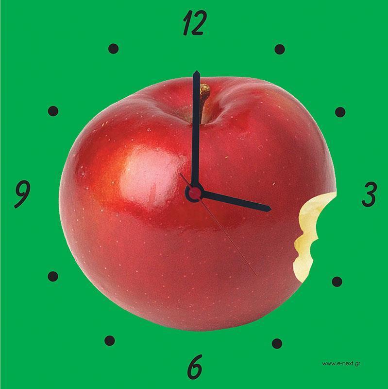 Ρολόι χάρτινο "μήλο" - NS01901------3