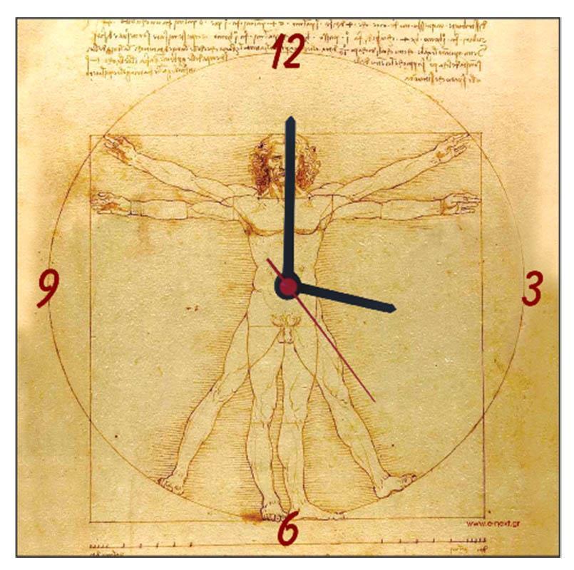 Ρολόι χάρτινο "Da Vinci" - NS01911------3