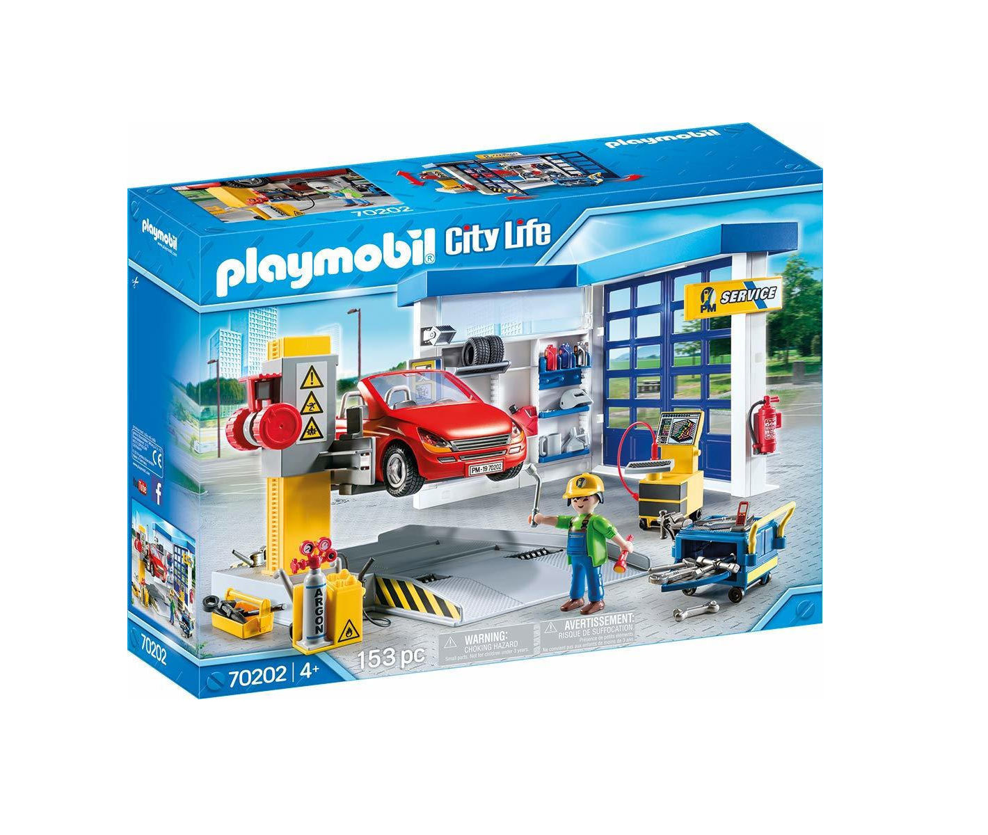 Playmobil City Life Car Repair Garage 70202