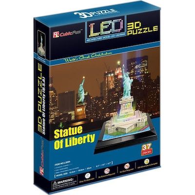 Statue Of Liberty με Φωτισμό Led 37pcs L505h Cubic Fun