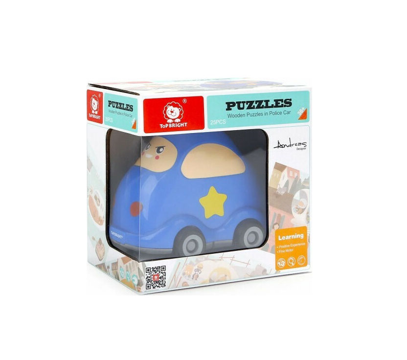 Wooden Puzzles in Police Car 130908