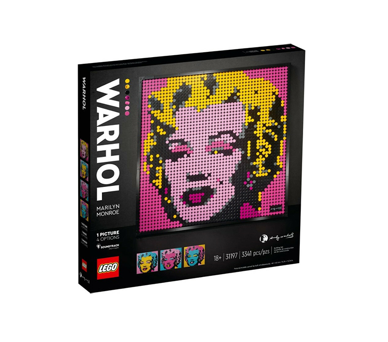 Lego Art Andy Warhol's Marilyn Monroe 31197
