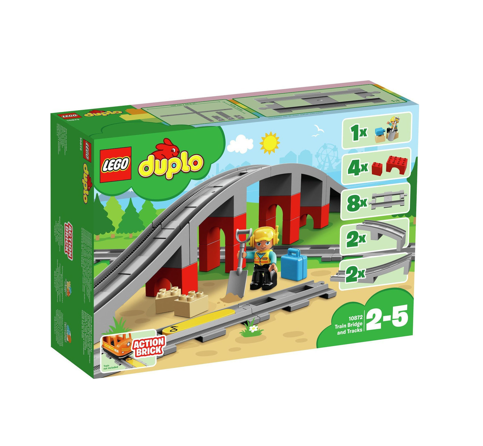 Lego Duplo: Train Bridge and Tracks 10872