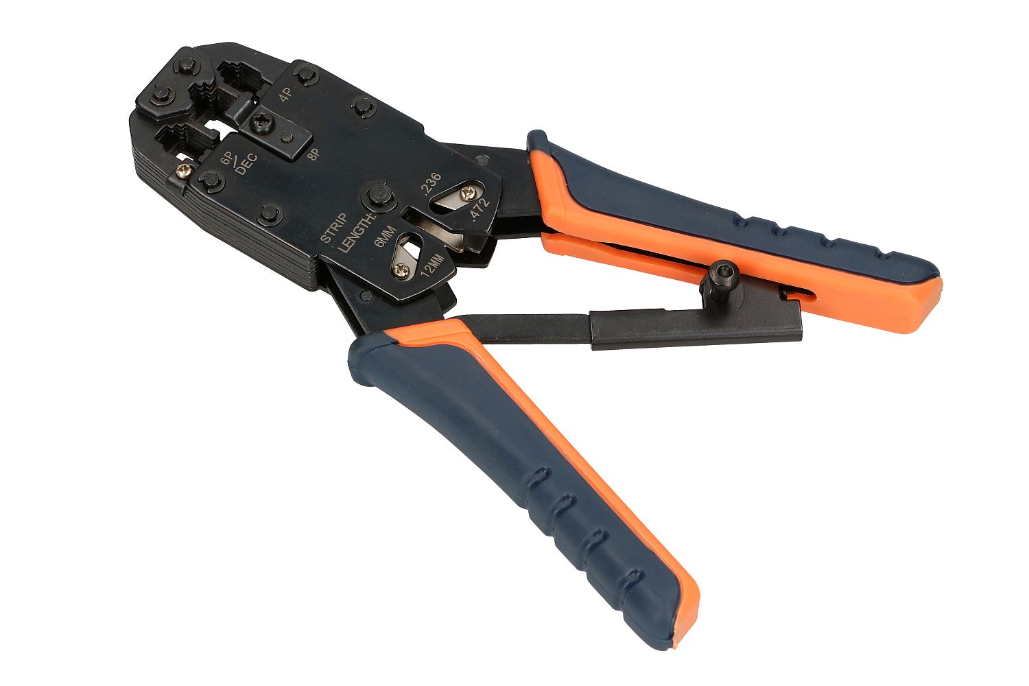 Extralink 4P+6P+8P  RJ45 Crimp tool with Ratchet