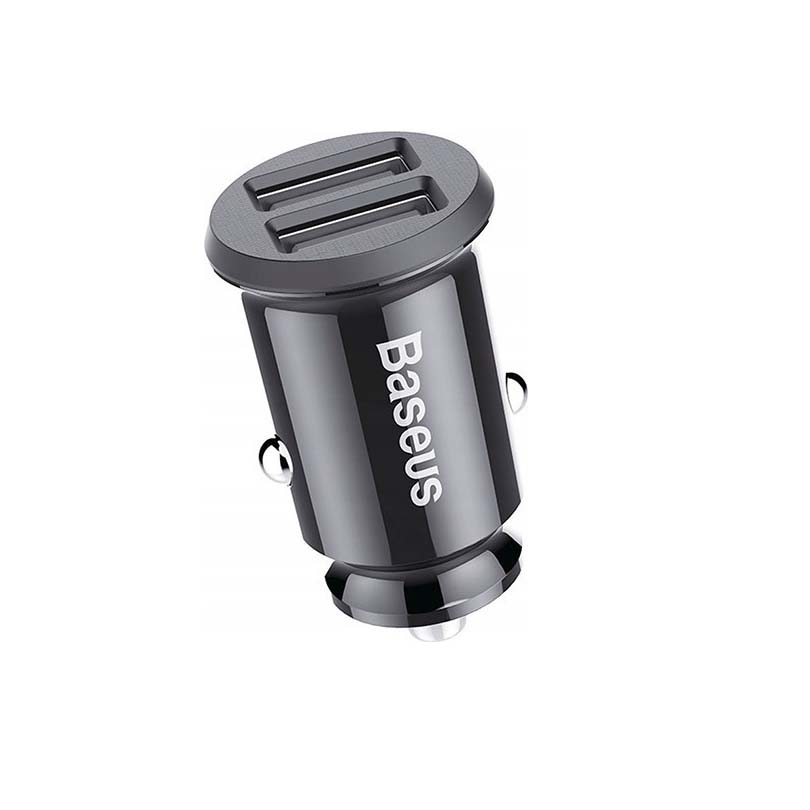 Baseus  3.1A 2x USB Grain CCALL-ML01 Φορτιστής Αυτοκινήτου Black