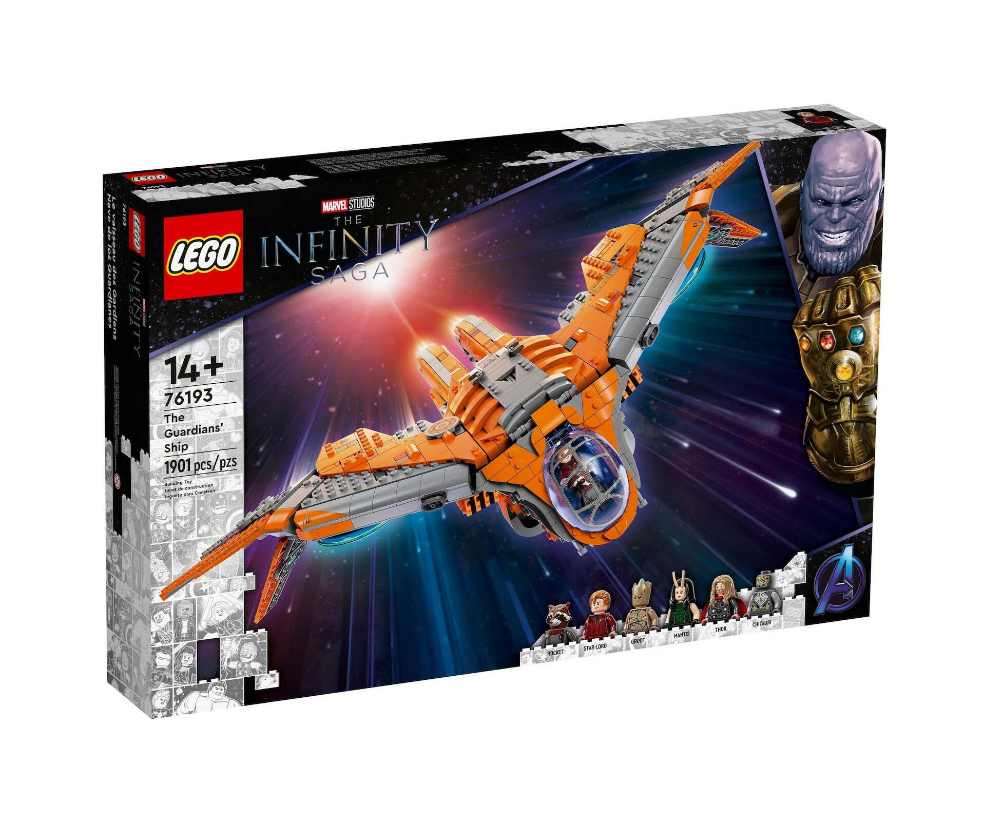 Lego The Infinity Saga: The Guardians' Ship 76193