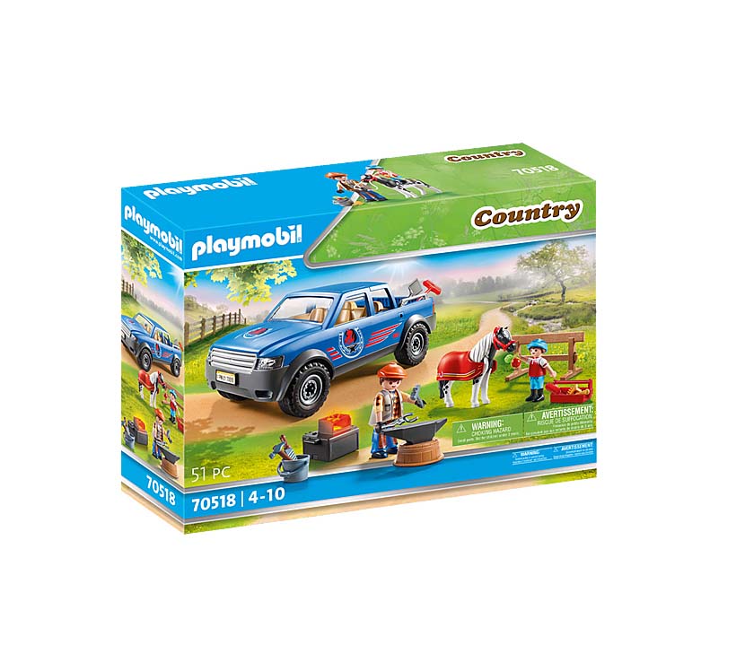 Playmobil Country: Mobile Blacksmith with Light Effect 70518