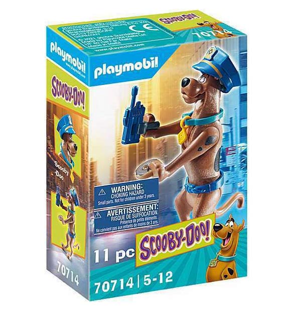 Playmobil Scooby-Doo: Συλλεκτική Φιγούρα Scooby "Αστυνομικός" 70714
