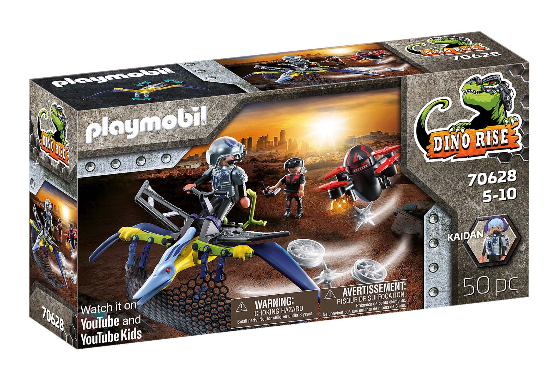 Playmobil Dino Rise: Πτεροδάκτυλος και Μαχητές με drone 70628