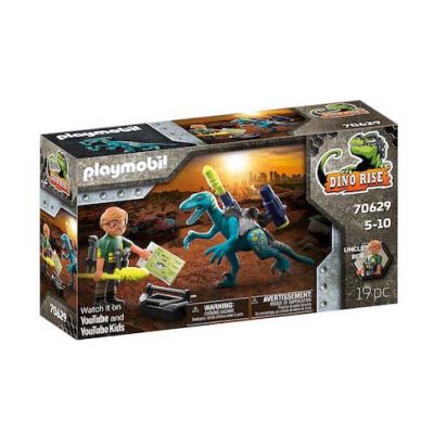 Playmobil Dino Rise: Δεινόνυχος με τον Θείο Rob 70629